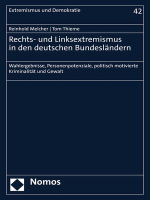 cover image of Rechts- und Linksextremismus in den deutschen Bundesländern